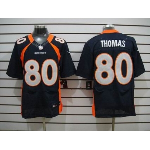 nike nfl jerseys denver broncos #80 thomas blue[elite]