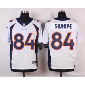 nike nfl jerseys denver broncos #84 sharpe white[new Elite]