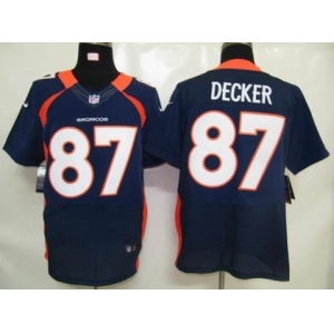 nike nfl jerseys denver broncos #87 eric decker blue[elite]