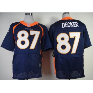 nike nfl jerseys denver broncos #87 eric decker blue[new Elite]