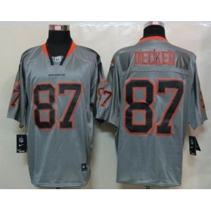 nike nfl jerseys denver broncos #87 eric decker grey[Elite lights out]