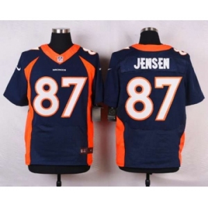 nike nfl jerseys denver broncos #87 jensen blue[new Elite][jensen]
