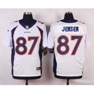 nike nfl jerseys denver broncos #87 jensen white[new Elite][jensen]