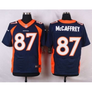 nike nfl jerseys denver broncos #87 mccaffrey blue[new Elite][mccaffrey]