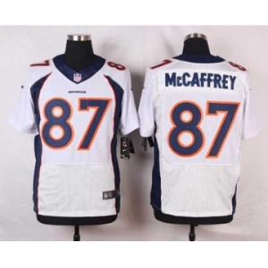 nike nfl jerseys denver broncos #87 mccaffrey white[new Elite][mccaffrey]