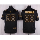 nike nfl jerseys denver broncos #88 thomas black gold collection[Elite]