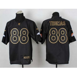 nike nfl jerseys denver broncos #88 thomas black[Elite gold lettering fashion]