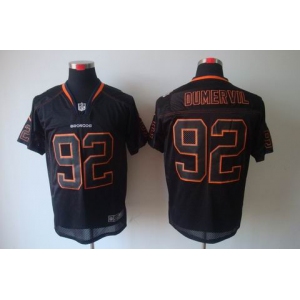 nike nfl jerseys denver broncos #92 dumervil black[Elite lights out]