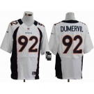 nike nfl jerseys denver broncos #92 dumervil white[elite]