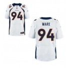 nike nfl jerseys denver broncos #94 ware white[Elite]