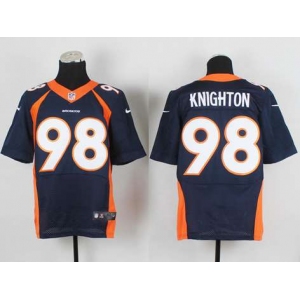 nike nfl jerseys denver broncos #98 knighton blue[new Elite][knighton]