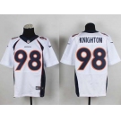 nike nfl jerseys denver broncos #98 knighton white[new Elite][knighton]