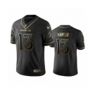 Denver Broncos #13 K.J. Hamler Black Golden Edition Vapor Limited Jersey