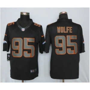 Men Nike Denver Broncos #95 Derek Wolfe Impact Limited Black Jerseys