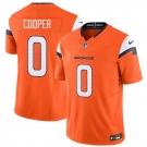 Men's Denver Broncos #0 Jonathon Cooper Orange 2025 F.U.S.E. Vapor Limited Football Stitched Jersey
