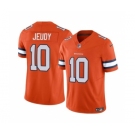Men's Denver Broncos #10 Jerry Jeudy Orange 2023 F.U.S.E. Vapor Untouchable Football Stitched Jersey