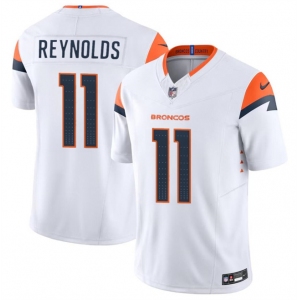 Men's Denver Broncos #11 Josh Reynolds White 2024 F.U.S.E. Vapor Limited Football Stitched Jersey