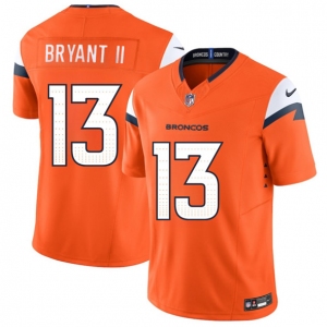 Men's Denver Broncos #13 Pat Bryant II Orange 2025 Draft F.U.S.E. Vapor Limited Football Stitched Jersey