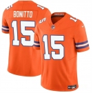 Men's Denver Broncos #15 Nik Bonitto Orange F.U.S.E. Mile High Collection 1977 Throwback Vapor Limited Football Stitched Jersey