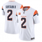 Men's Denver Broncos #2 Pat Surtain II White 2024 F.U.S.E. Wit 1-Star C Patch Vapor Limited Football Stitched Jersey