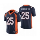 Men's Denver Broncos #25 Melvin Gordon III Navy Vapor Untouchable Limited Stitched Football Jersey