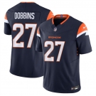 Men's Denver Broncos #27 J.K. Dobbins Navy F.U.S.E. Vapor Limited Football Stitched Jersey