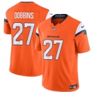 Men's Denver Broncos #27 J.K. Dobbins Orange 2025 F.U.S.E. Vapor Limited Football Stitched Jersey