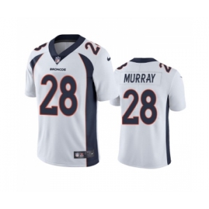 Men's Denver Broncos #28 Latavius Murray White Vapor Untouchable Stitched Jersey