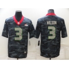 Men's Denver Broncos #3 Russell Wilson Camo Limited Stitched Jersey