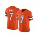 Men's Denver Broncos #7 John Elway Orange 2023 F.U.S.E. Vapor Untouchable Football Stitched Jersey