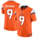 Men's Denver Broncos #9 Talanoa Hufanga Orange 2025 F.U.S.E. Vapor Limited Football Stitched Jersey