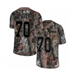 Men's Nike Cleveland Browns #70 Kevin Zeitler Limited Camo Rush Realtree NFL Jersey