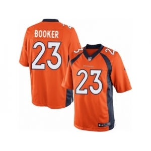 Men's Nike Denver Broncos #23 Devontae Booker Limited Orange Team Color NFL Jersey