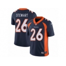 Men's Nike Denver Broncos #26 Darian Stewart Vapor Untouchable Limited Navy Blue Alternate NFL Jersey