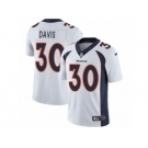 Men's Nike Denver Broncos #30 Terrell Davis Vapor Untouchable Limited White NFL Jersey