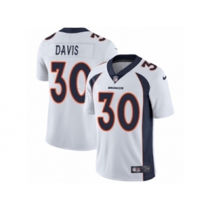 Men's Nike Denver Broncos #30 Terrell Davis Vapor Untouchable Limited White NFL Jersey
