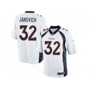 Men's Nike Denver Broncos #32 Andy Janovich Limited White NFL Jersey