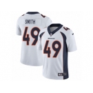 Men's Nike Denver Broncos #49 Dennis Smith Vapor Untouchable Limited White NFL Jersey