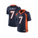Men's Nike Denver Broncos #7 John Elway Vapor Untouchable Limited Navy Blue Alternate NFL Jersey