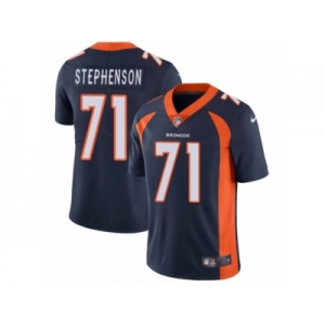 Men's Nike Denver Broncos #71 Donald Stephenson Vapor Untouchable Limited Navy Blue Alternate NFL Jersey