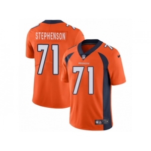 Men's Nike Denver Broncos #71 Donald Stephenson Vapor Untouchable Limited Orange Team Color NFL Jersey
