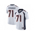 Men's Nike Denver Broncos #71 Donald Stephenson Vapor Untouchable Limited White NFL Jersey