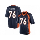 Men's Nike Denver Broncos #76 Max Garcia Limited Navy Blue Alternate NFL Jersey