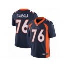 Men's Nike Denver Broncos #76 Max Garcia Vapor Untouchable Limited Navy Blue Alternate NFL Jersey