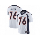 Men's Nike Denver Broncos #76 Max Garcia Vapor Untouchable Limited White NFL Jersey