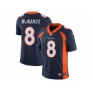 Men's Nike Denver Broncos #8 Brandon McManus Vapor Untouchable Limited Navy Blue Alternate NFL Jersey
