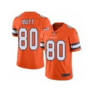 Men's Nike Denver Broncos #80 Jake Butt Limited Orange Rush NFL Jersey