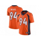 Men's Nike Denver Broncos #94 DeMarcus Ware Vapor Untouchable Limited Orange Team Color NFL Jersey