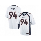 Men's Nike Denver Broncos #94 Domata Peko Limited White NFL Jersey