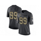 Men's Nike Denver Broncos #99 Adam Gotsis Limited Black 2016 Salute to Service NFL Jersey
